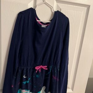 Lands' End Girls Youth Large Navy Top/tunic
